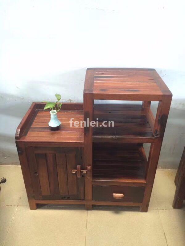 船木功夫茶台小茶仿古实木茶桌椅组合(老船木茶桌茶台)